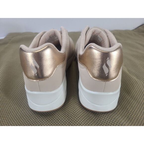 Skechers Street Los‎ Angeles 155196 Uno-Shimmer Away Pink Womens Size 11 - Picture 4 of 7